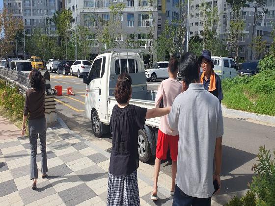농소2동 아파트연합회-농소2동 영화제 안전현장점검